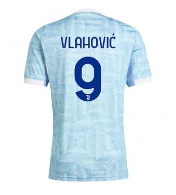 Juventus Dusan Vlahovic #9 Udebanetrøje 2025-26 Kortærmet